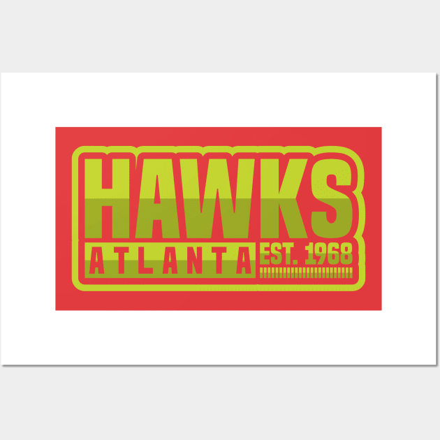 Atlanta Hawks 01 Wall Art by yasminkul